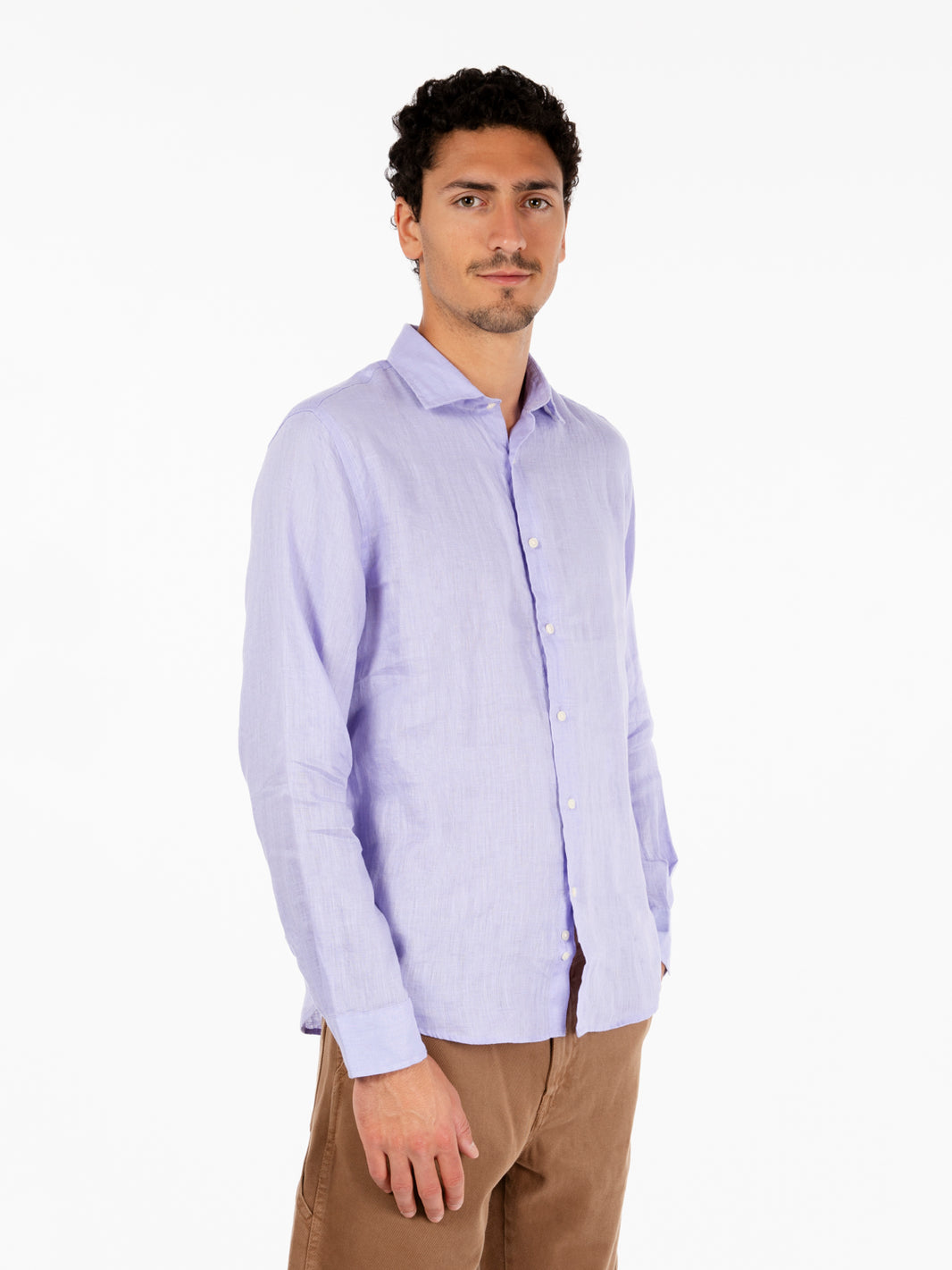 Wisteria linen shirt