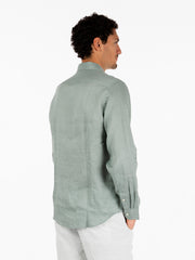 STIMM - Camicia lino olive