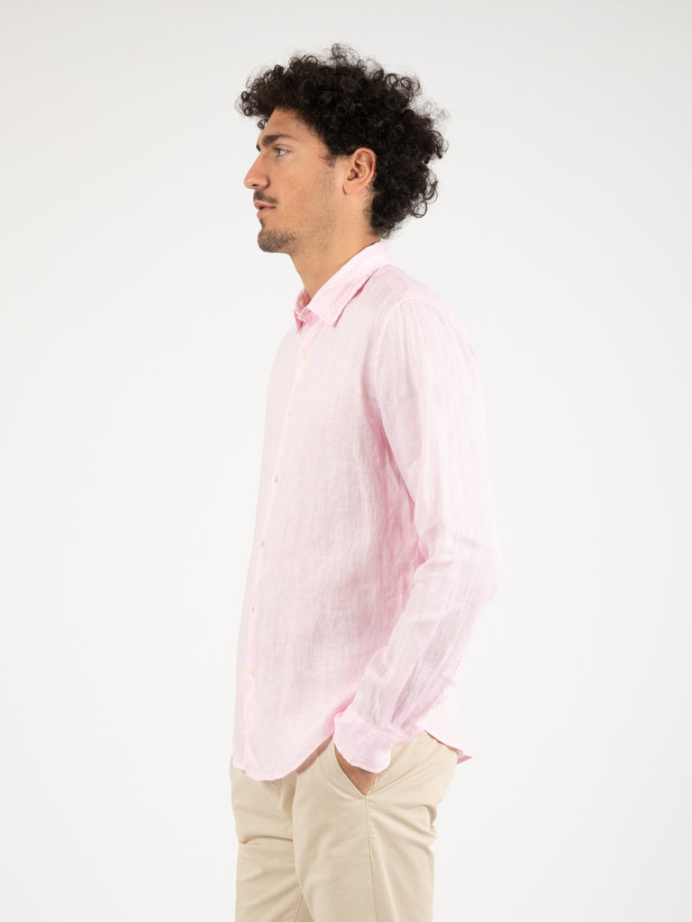 STIMM - Camicia lino rosa
