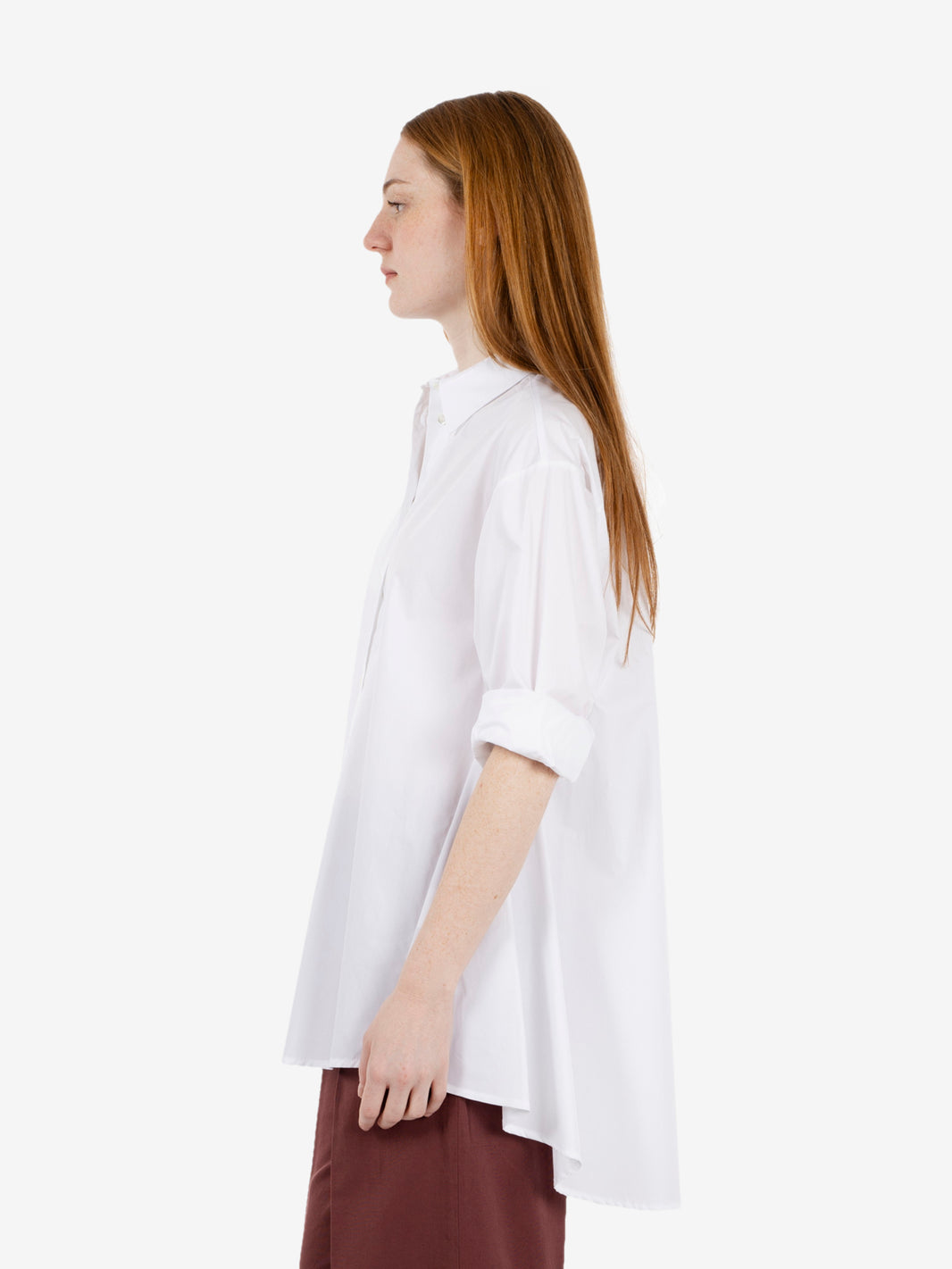 Camicia lunga Ilda bianca