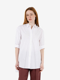 Camicia lunga Ilda bianca