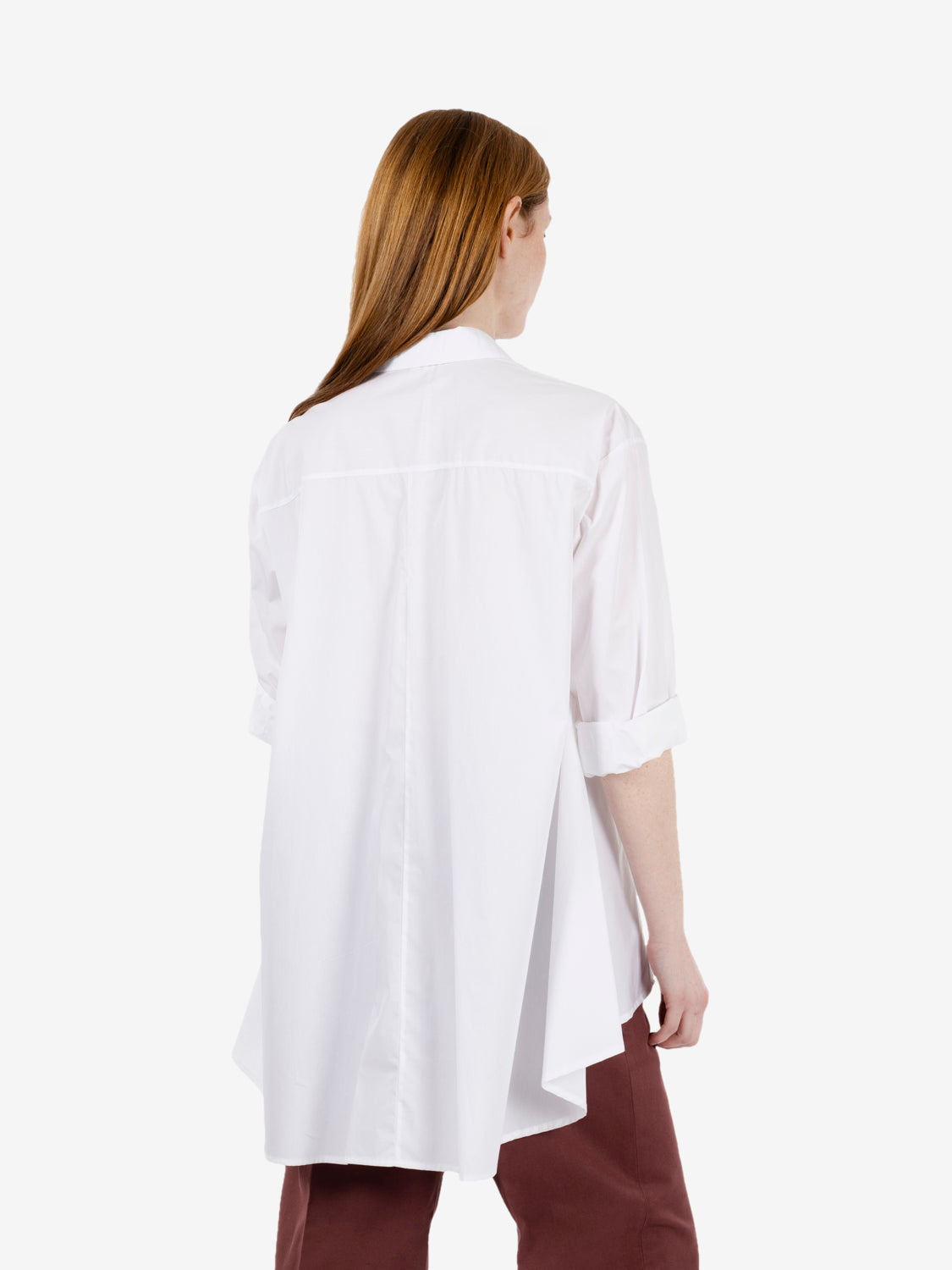 Camicia lunga Ilda bianca