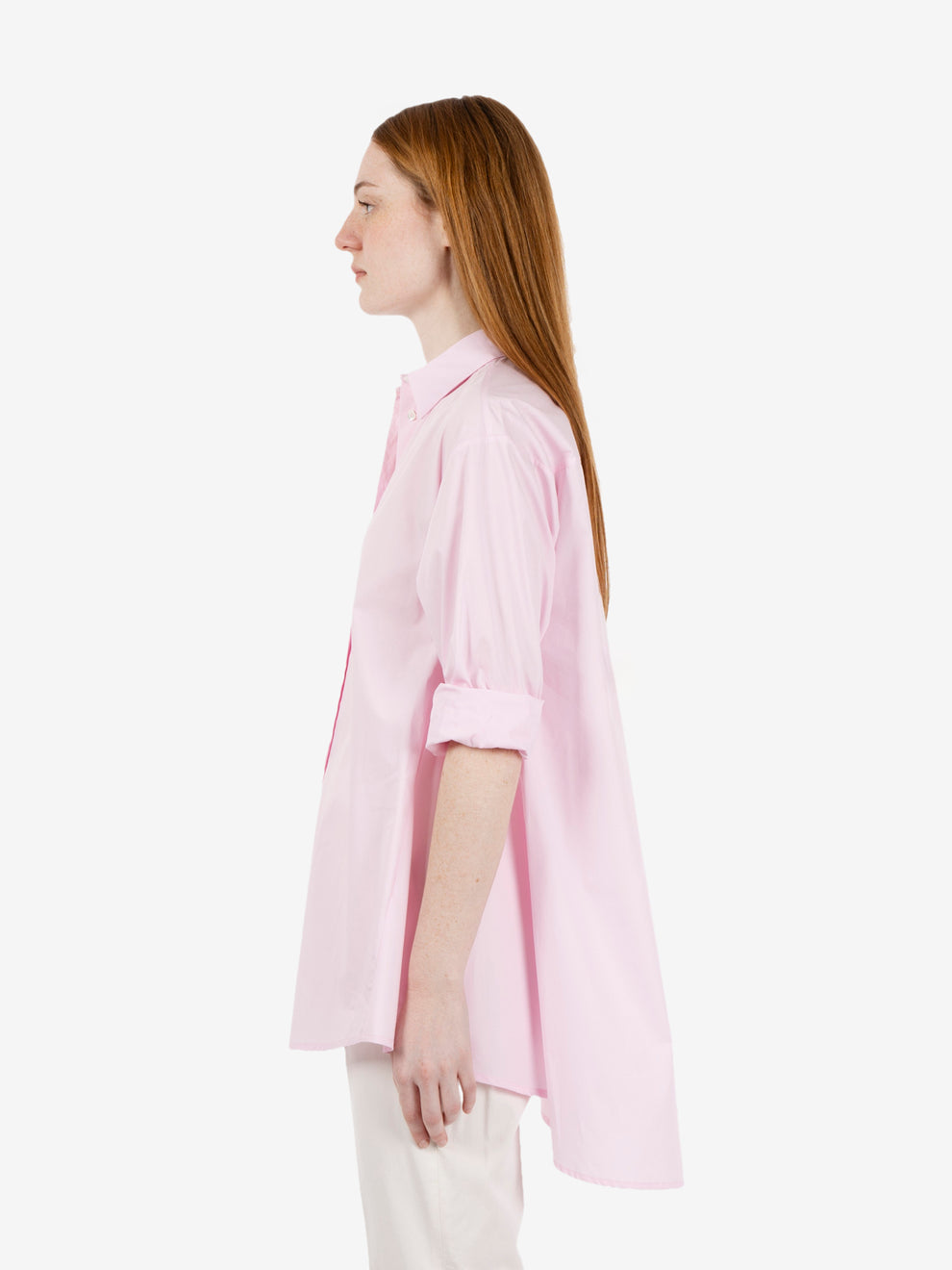 Camicia lunga Ilda rosa