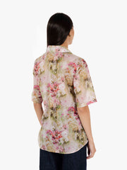 STIMM - Camicia manica corta fantasia floreale