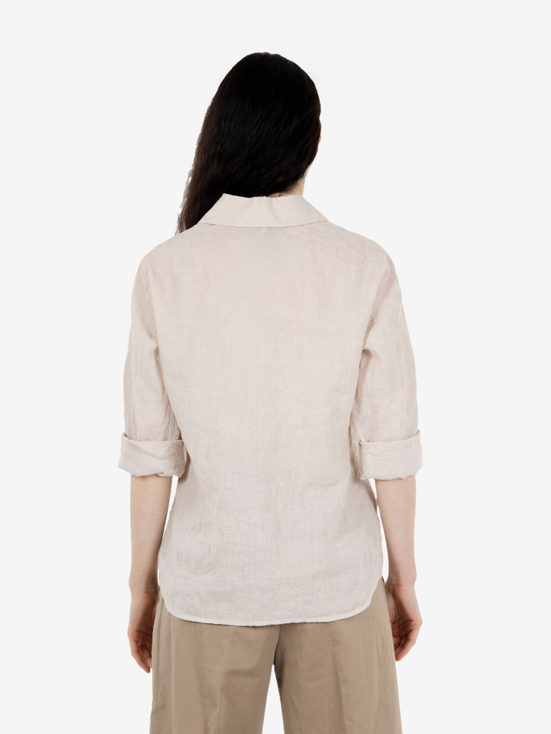 Beige patterned shirt