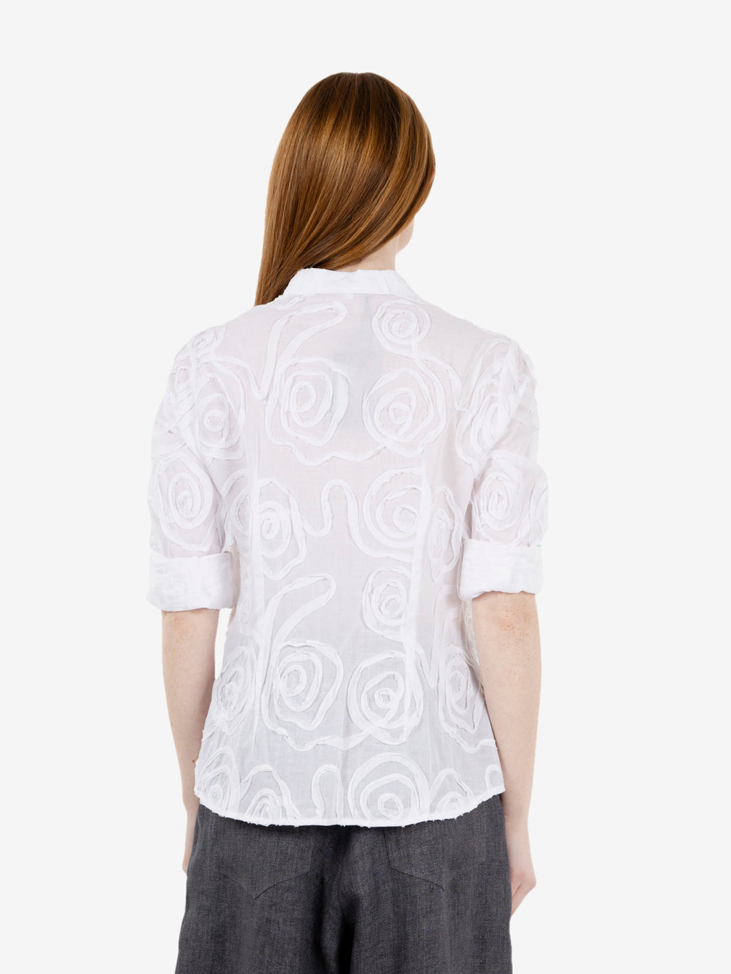 Isidora patterned shirt white