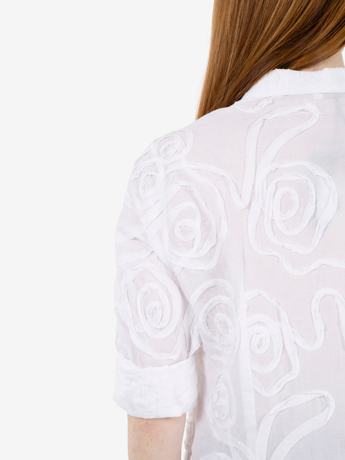 Isidora patterned shirt white