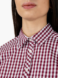 Vichy shirt idilia wine