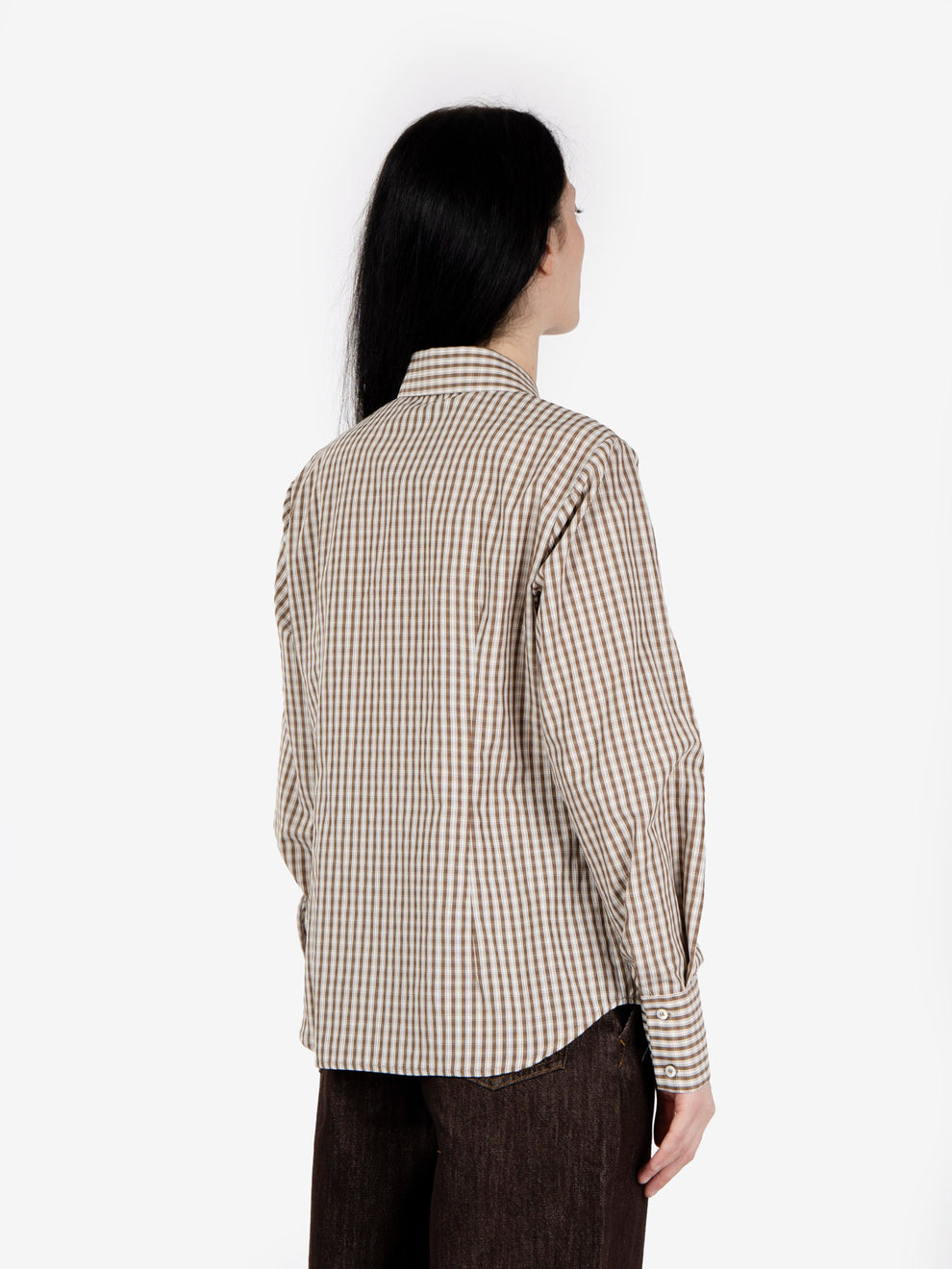 Camicia Vichy rouches moro