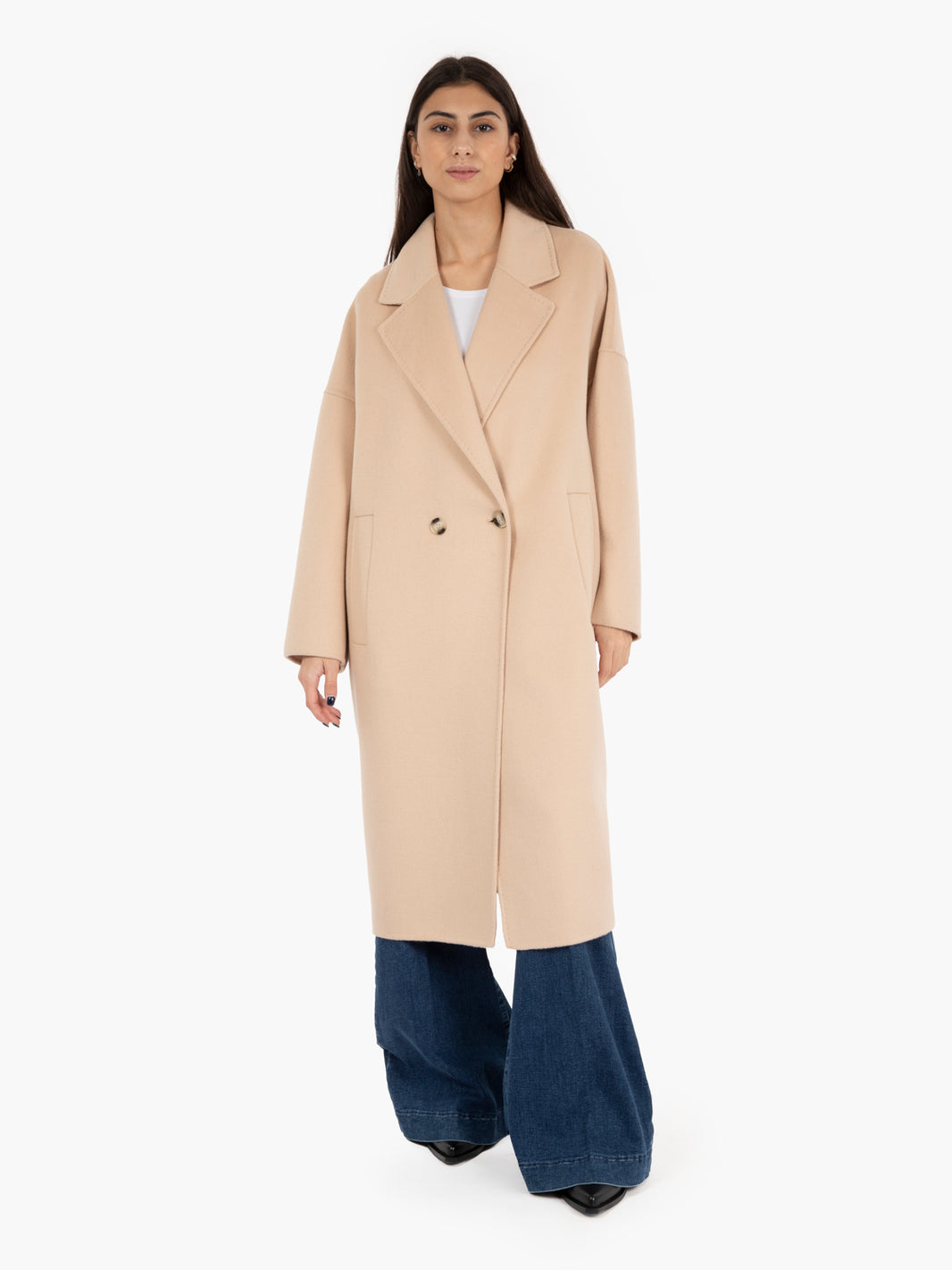 Cappotto a ovetto Jessica beige