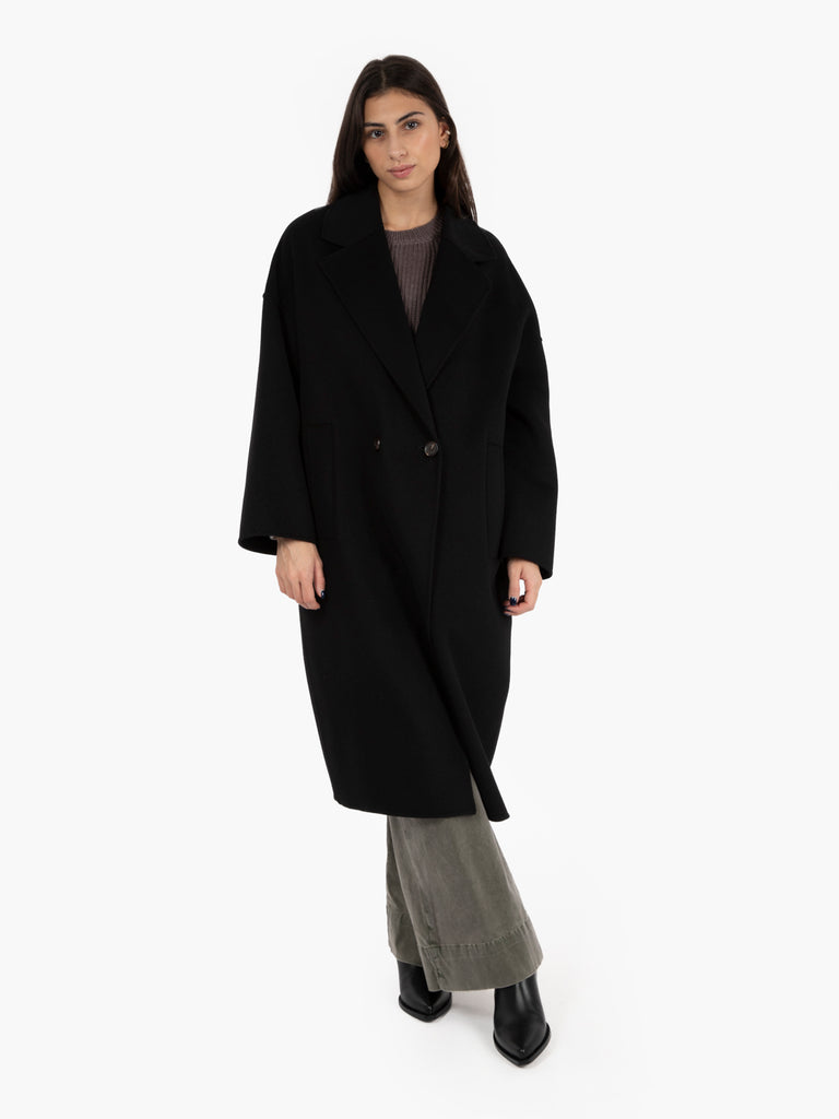 STIMM - Cappotto a ovetto Jessica nero