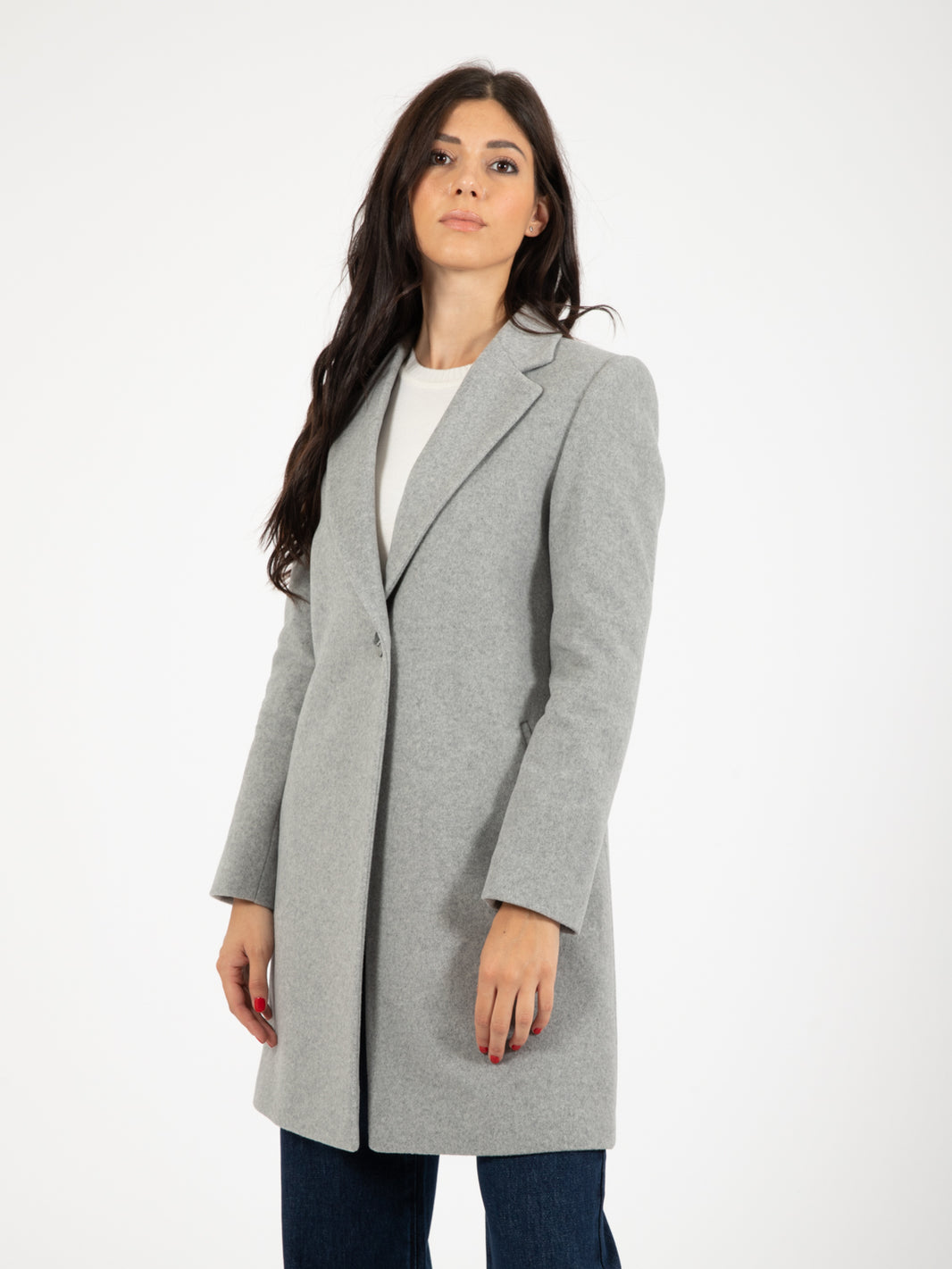Cappotto Corinne Debora grigio