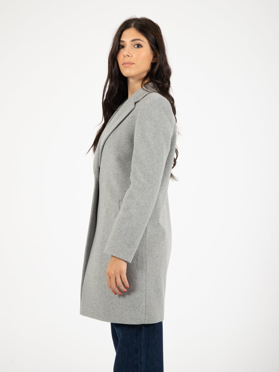 Cappotto Corinne Debora grigio