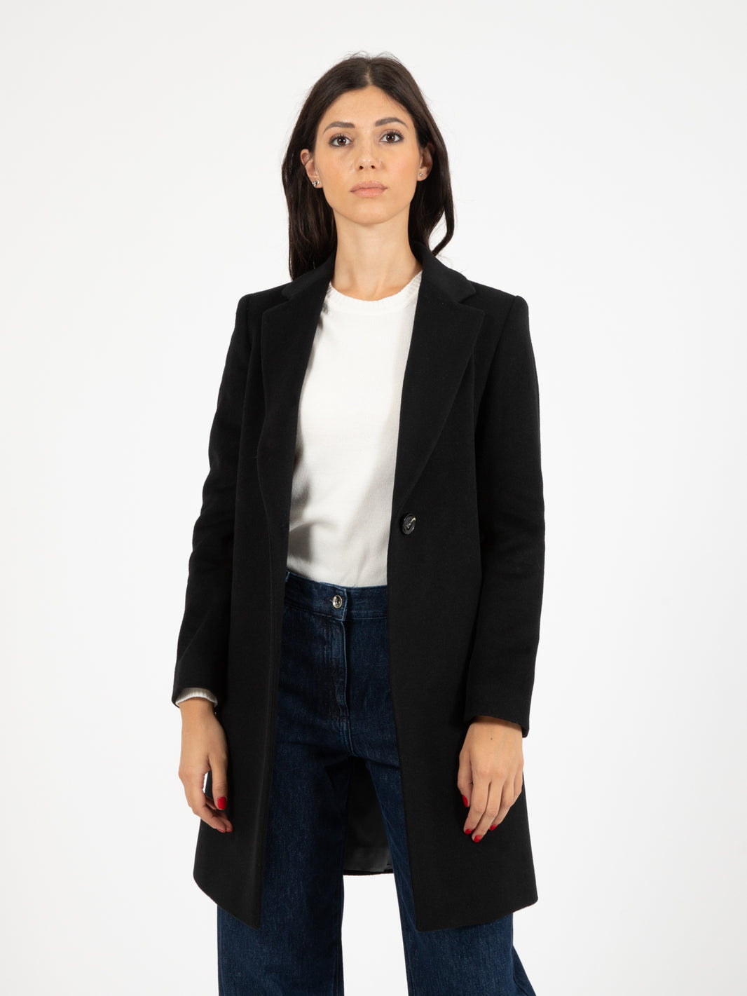 Cappotto Corinne Debora nero