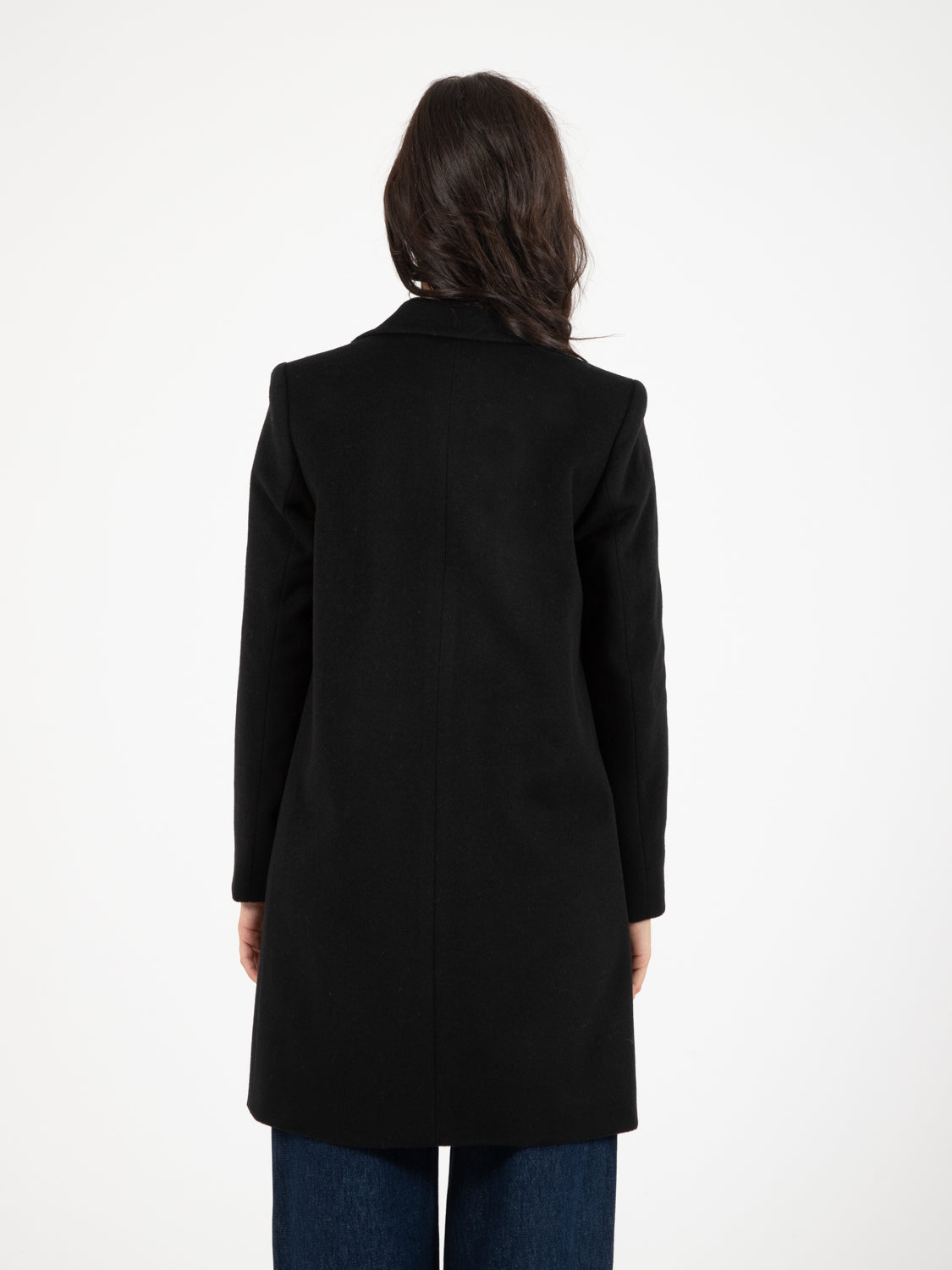 Corinne Debora black coat