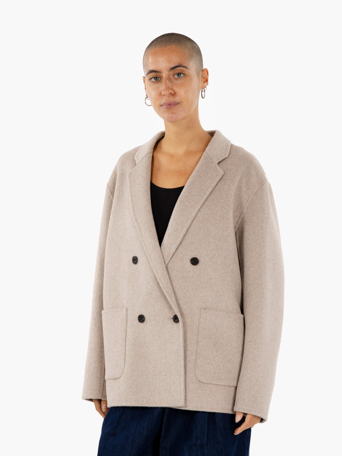 Meryl beige short coat