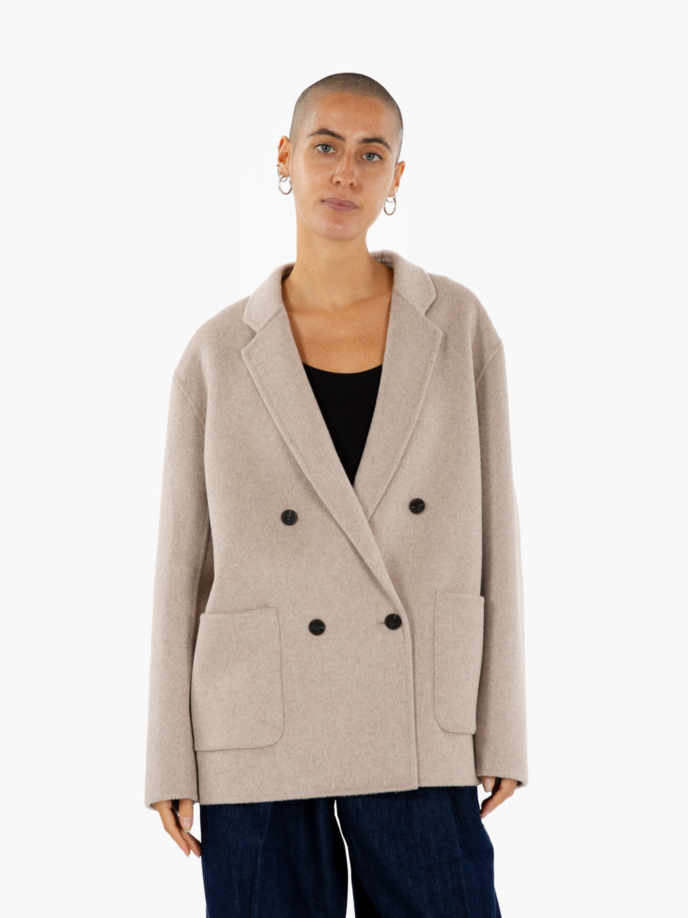 Meryl beige short coat