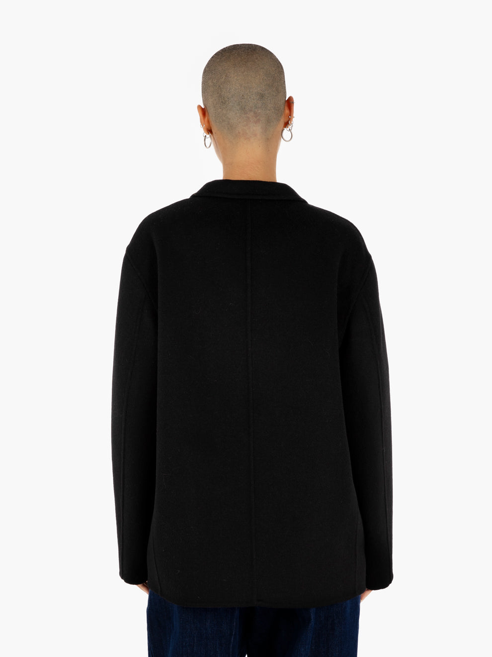 Meryl black short coat