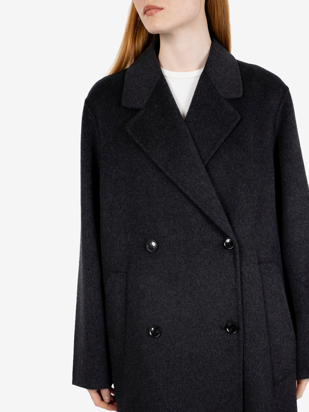 Cappotto doppiopetto Diane antracite