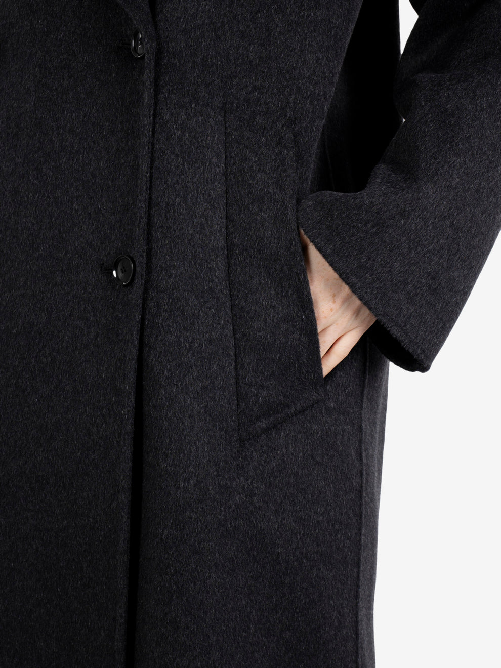 Cappotto doppiopetto Diane antracite