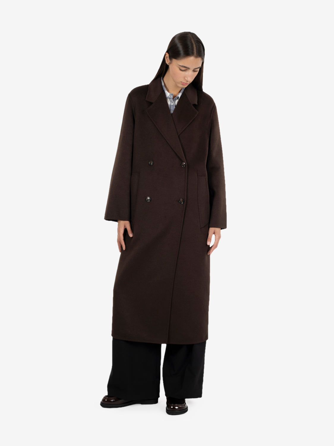 Cappotto doppiopetto Diane brown