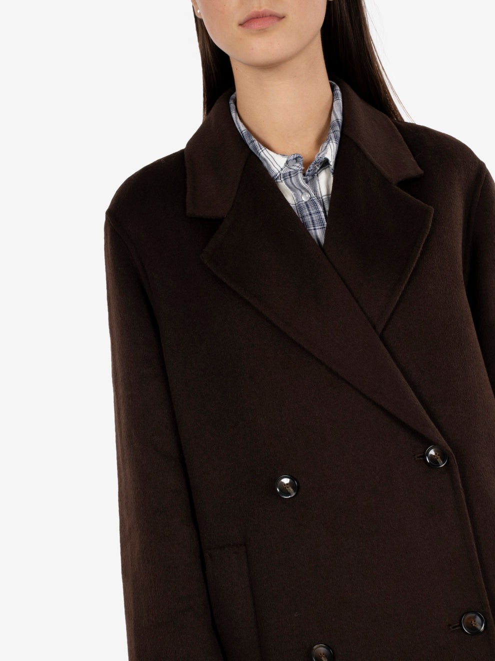 Cappotto doppiopetto Diane brown