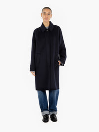 Cappotto lungo Cameron blu
