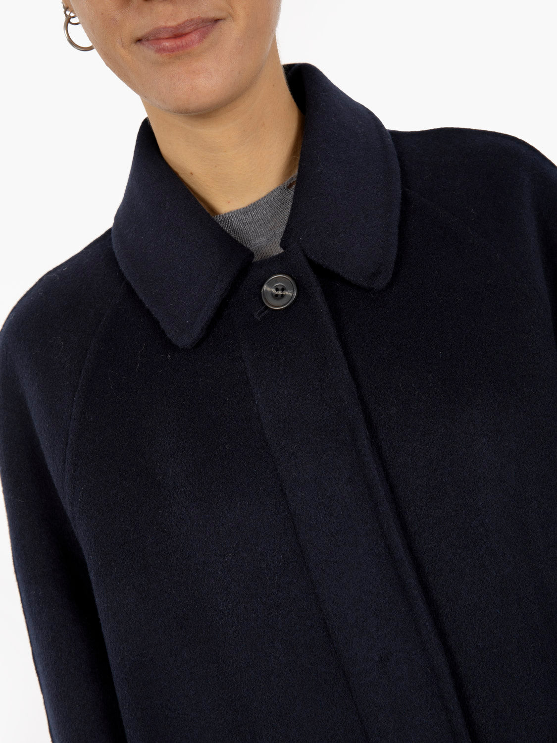 Cappotto lungo Cameron blu