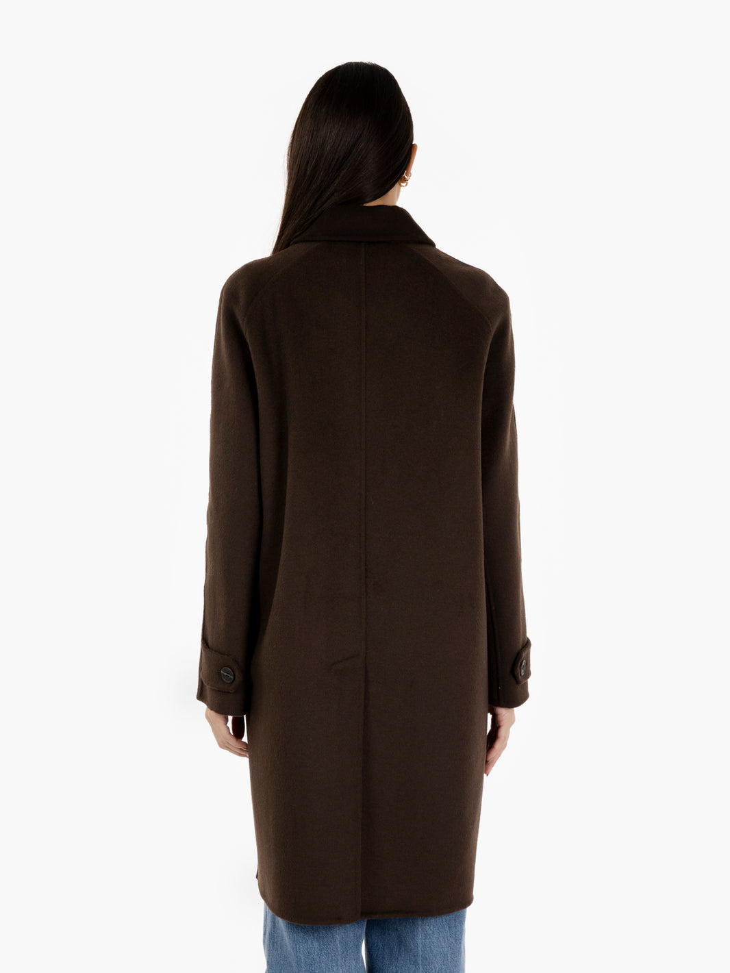 Cameron brown long coat