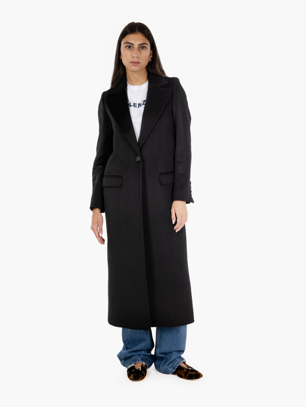 Cappotto lungo Eos Debora nero