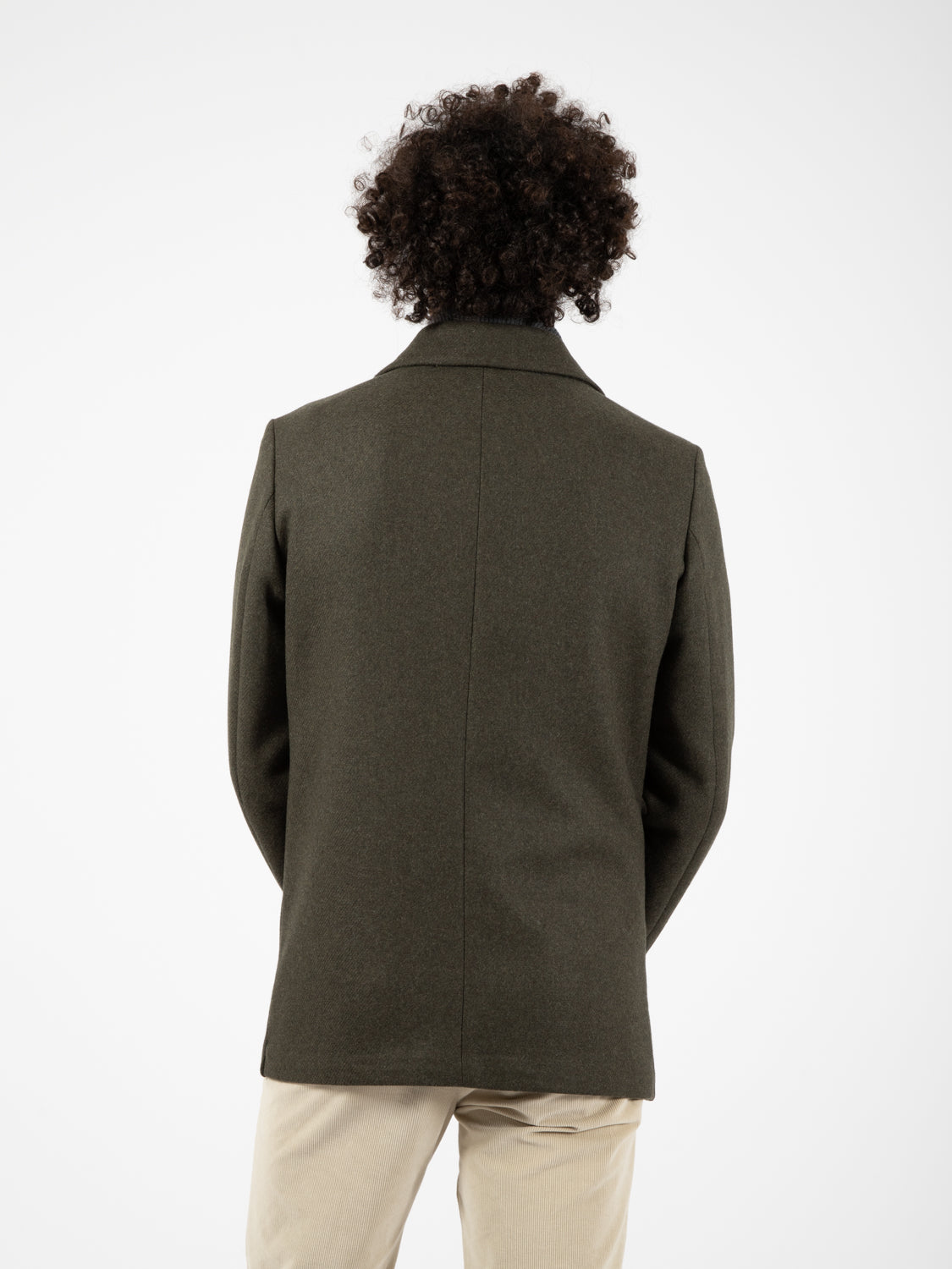 Roby Peacoat Green Coat