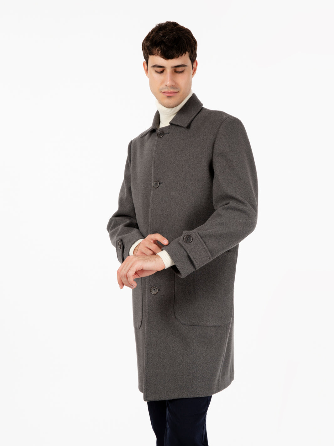 Rocco melange grey coat