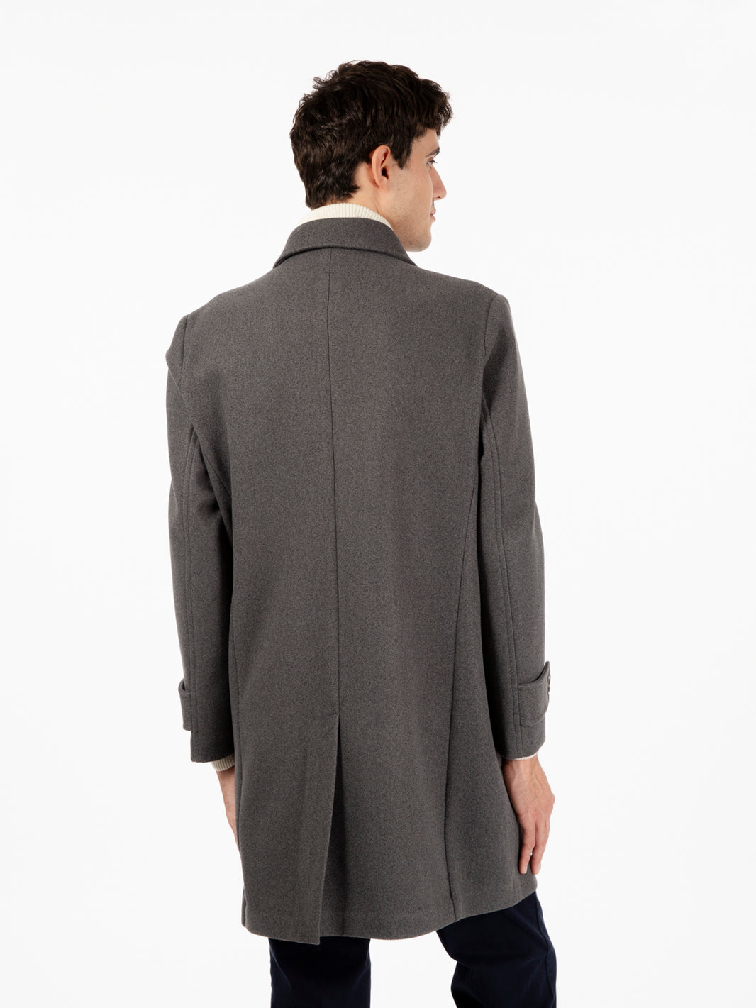 Rocco melange grey coat