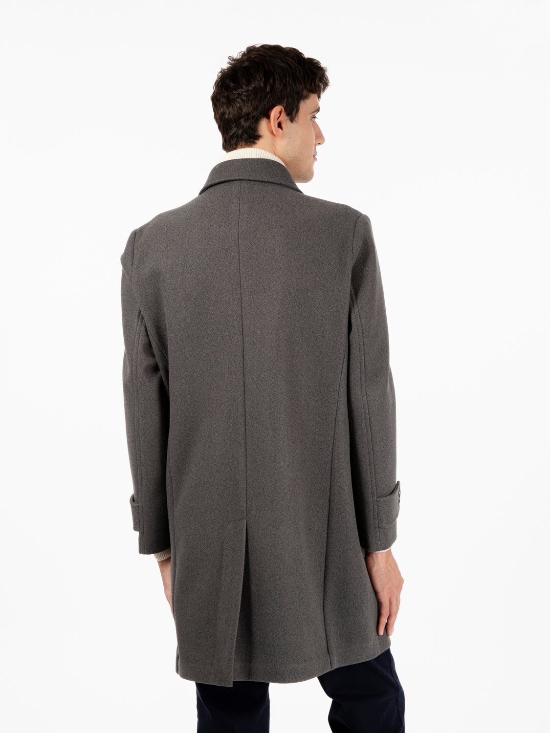Rocco melange grey coat