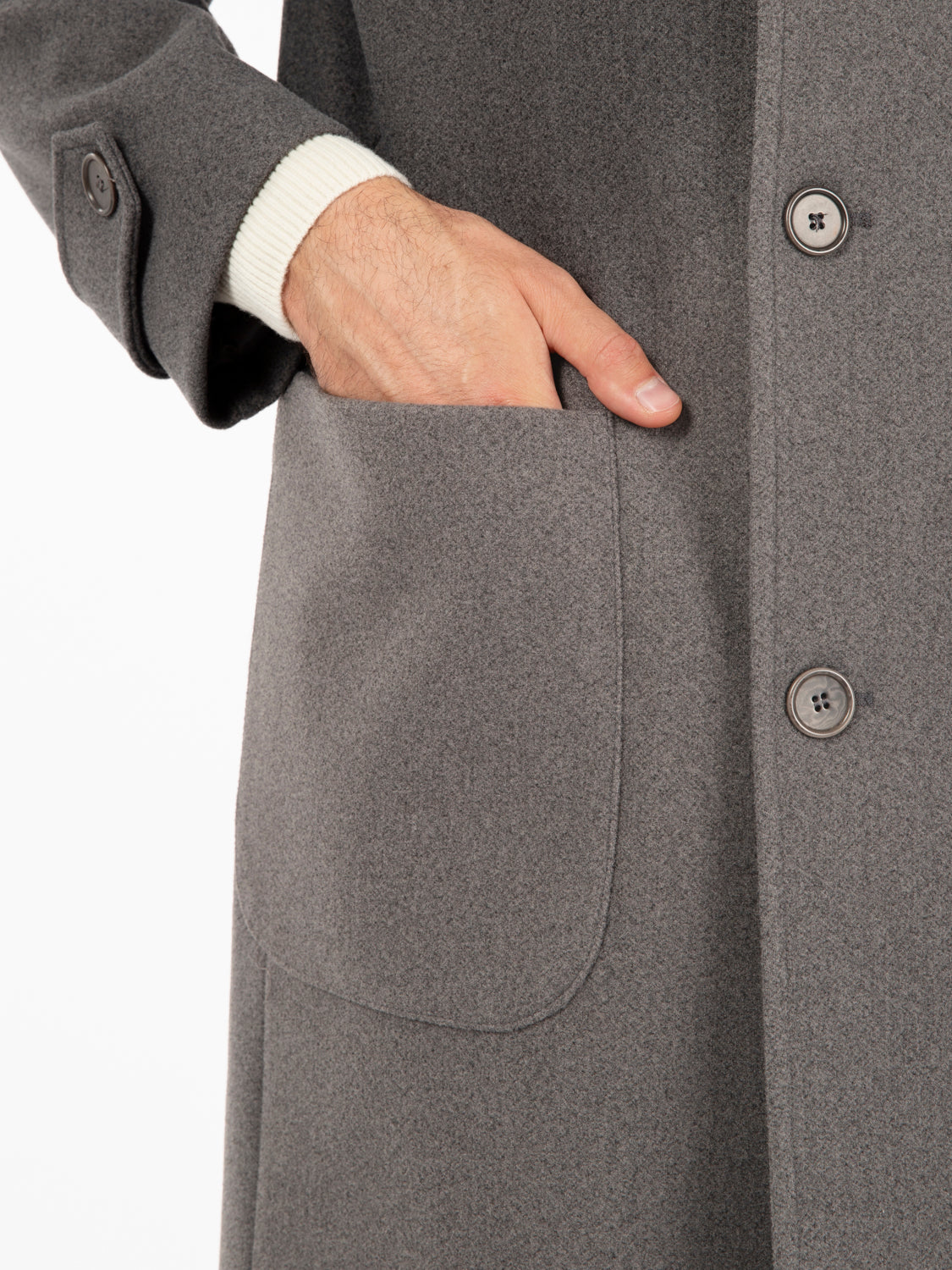Rocco melange grey coat