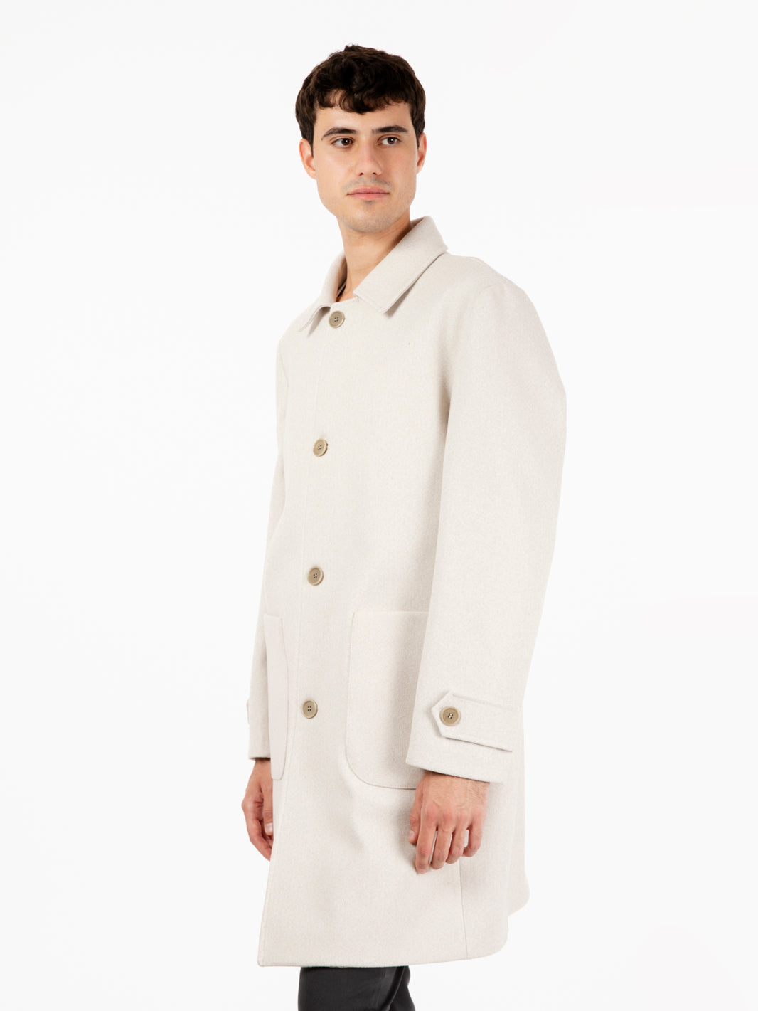 Rocco melange cream coat