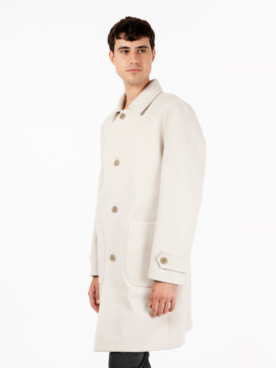 Rocco melange cream coat