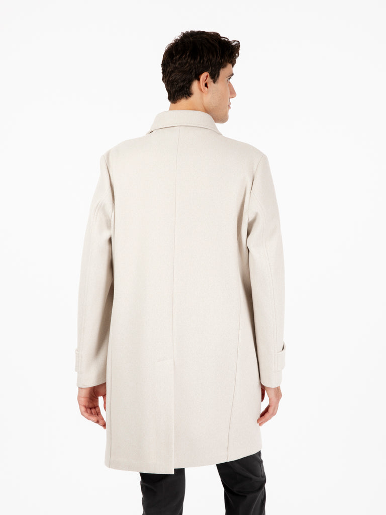 STIMM - Cappotto Rocco melange panna