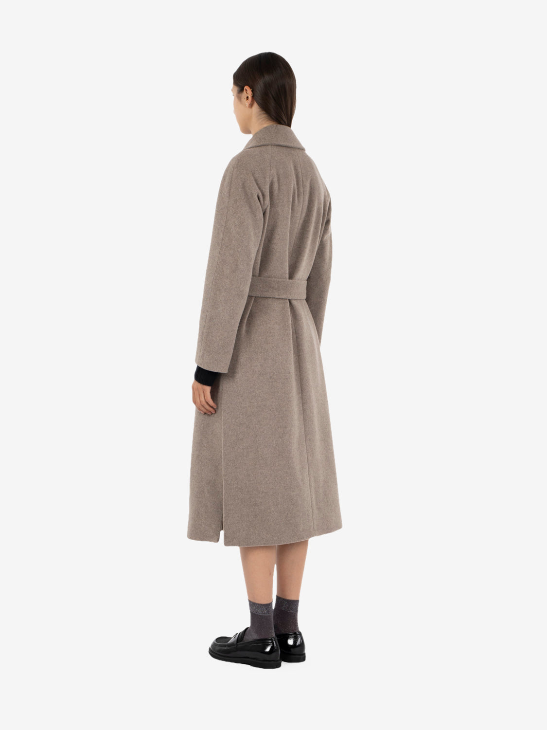 Cappotto Siri Debora con cintura kasha