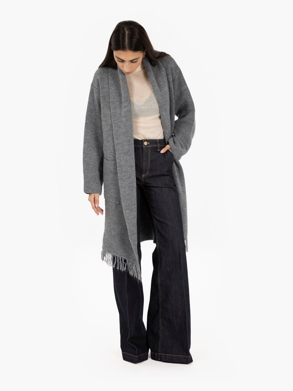 CAMP GRAY CARDIGAN 345100_703