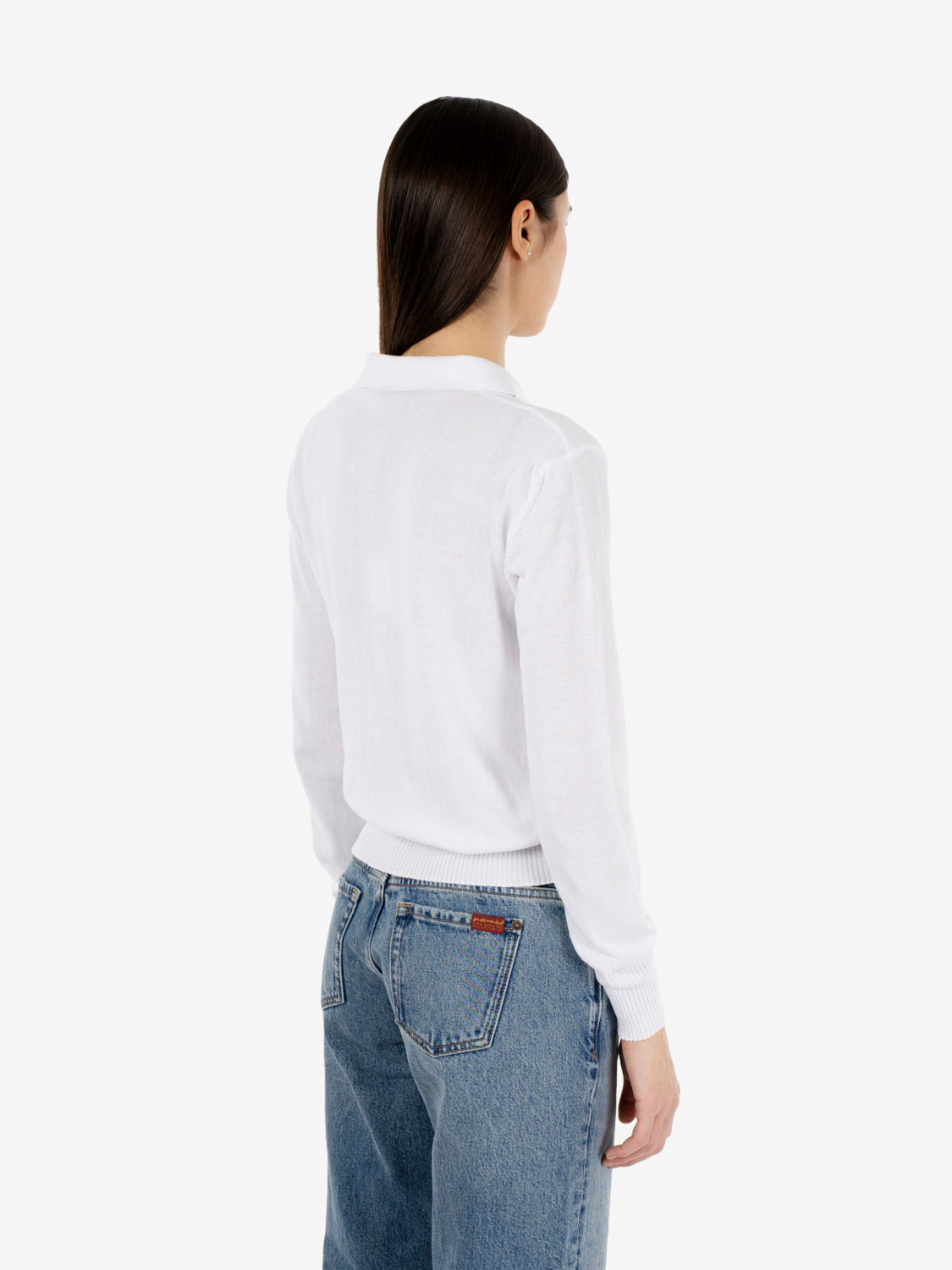 Cardigan con bottoni bianco