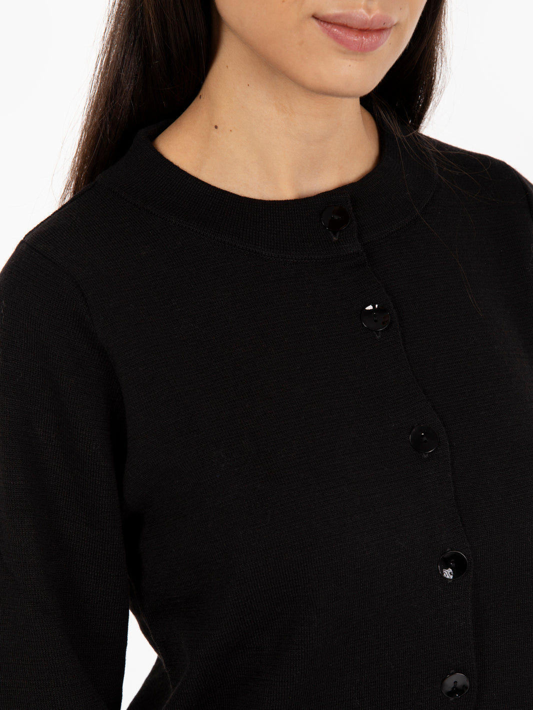 Black Button Up Cardigan