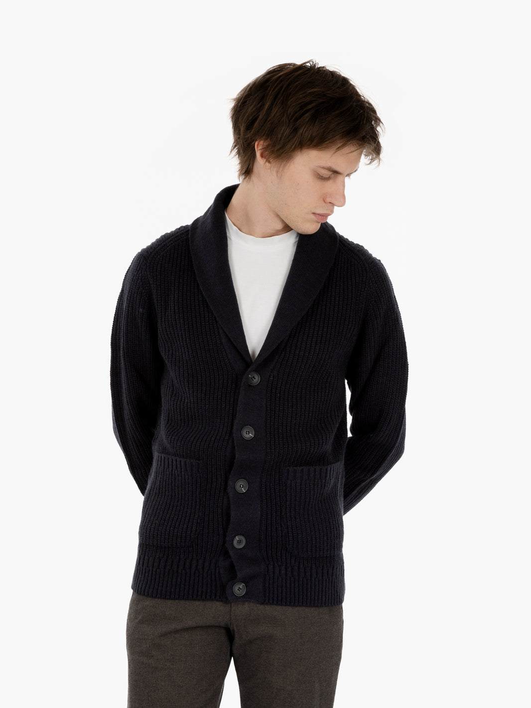 SHAWL COLLAR SWEATER NIGHT 4366225_283