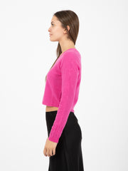 STIMM - Cardigan crop fuxia