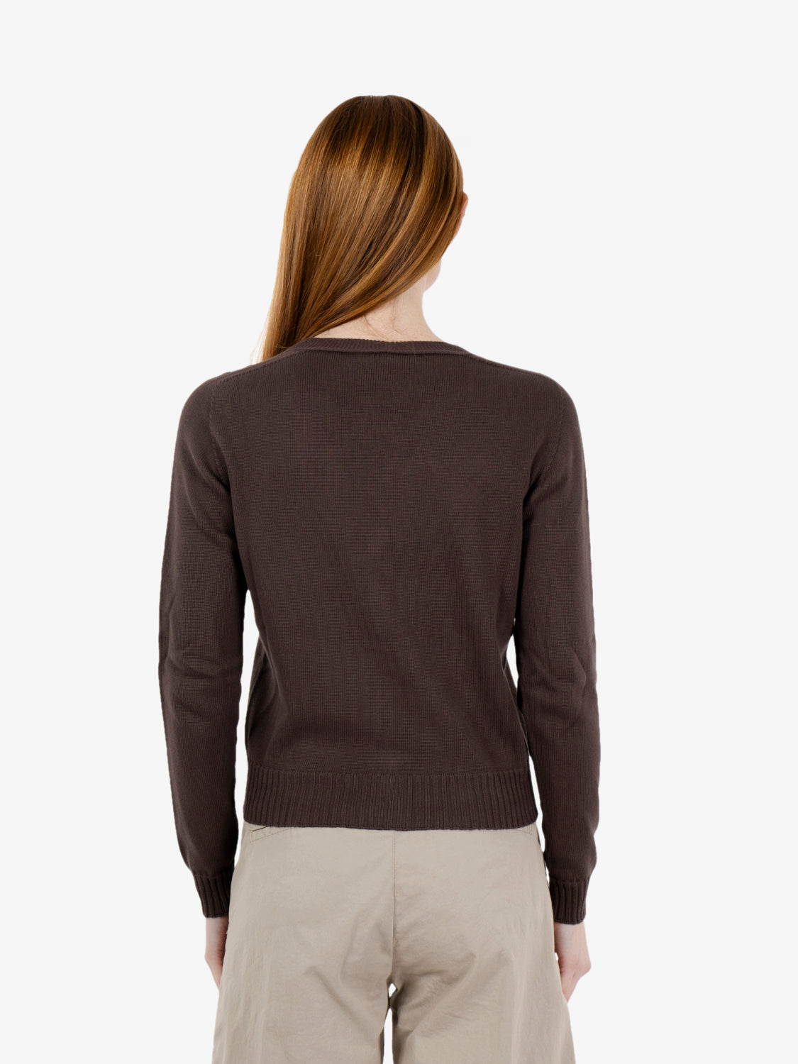 Cardigan cropped moro