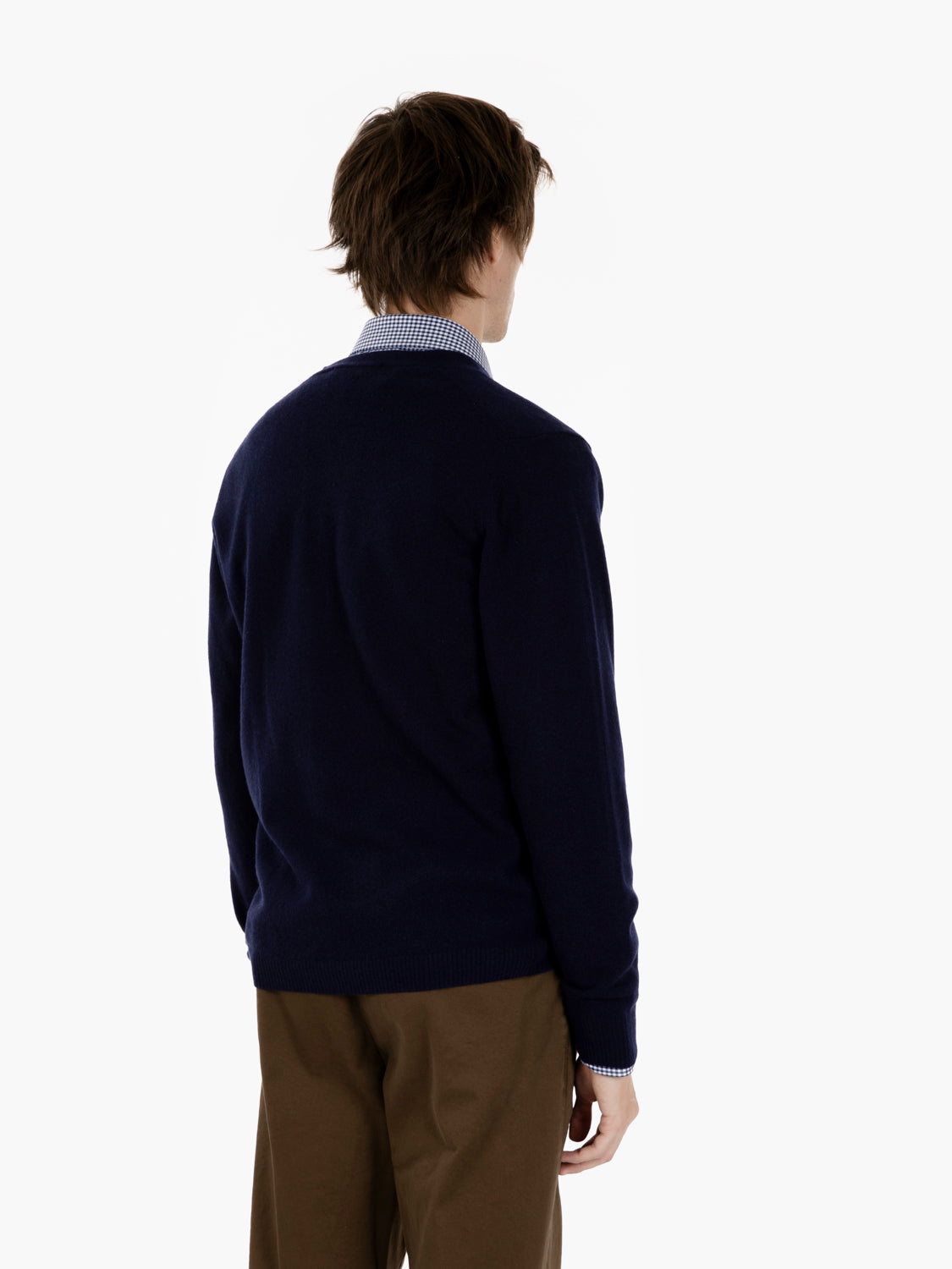 Cardigan  in cachemire con scollo a V notte