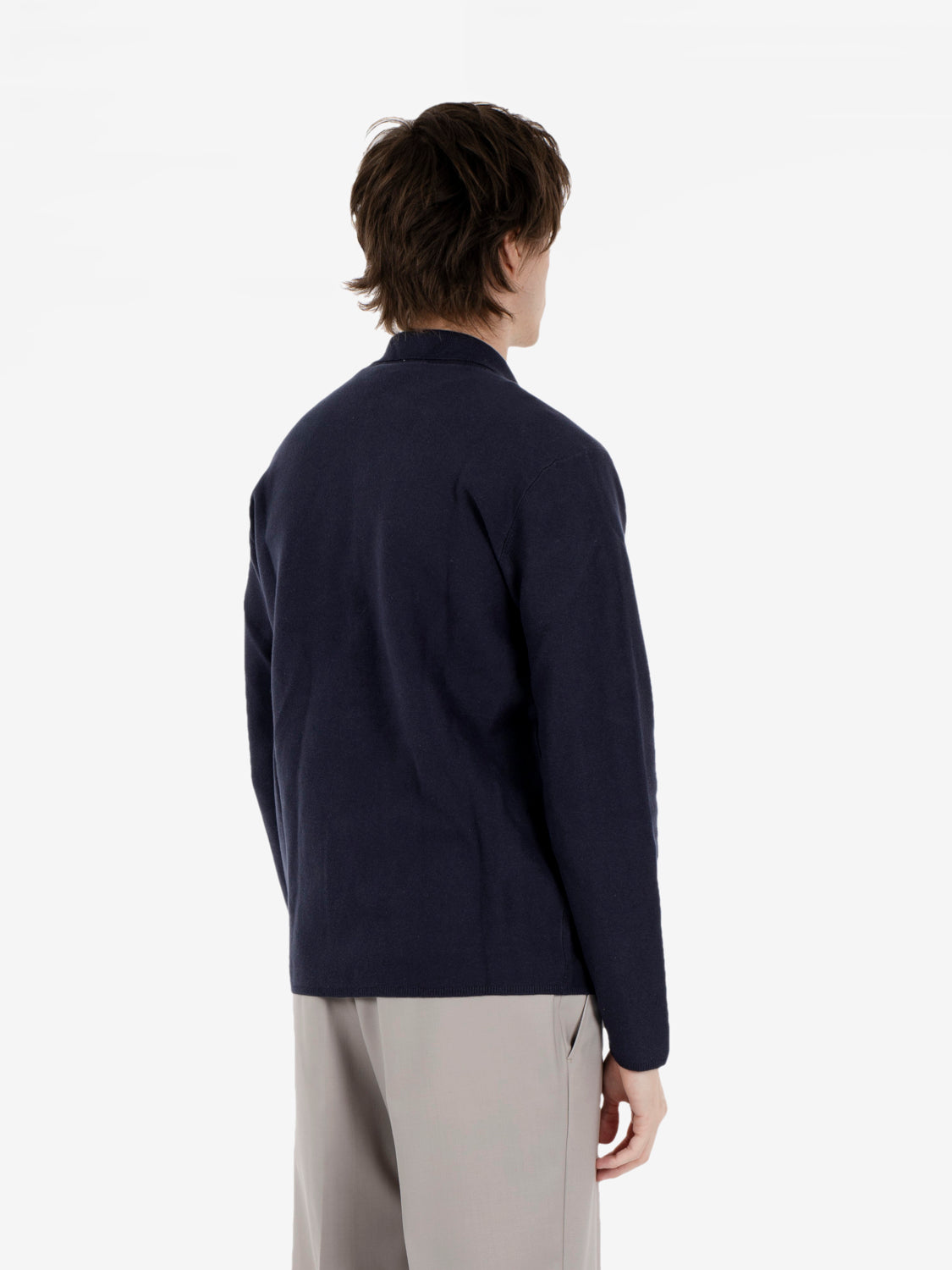 Cardigan in cotone vanisè navy