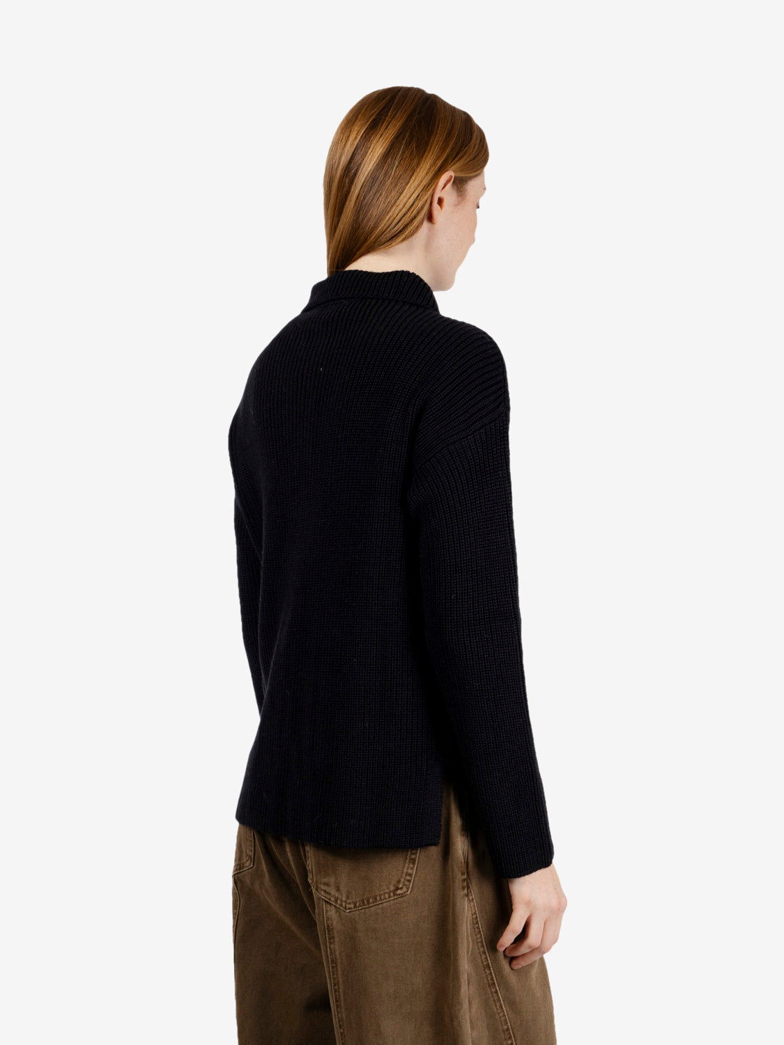 Cardigan in lana nero