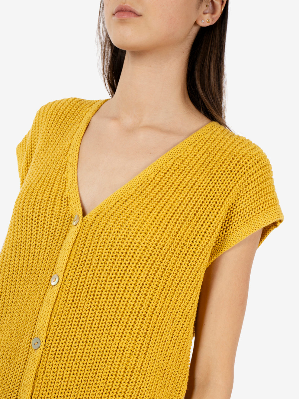 Cardigan in maglia sole
