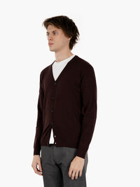 Cardigan in dark viscose